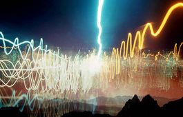 Lights Over Desert