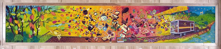 Lake Champlain Chocolate mural
