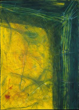 51" w x 72" h / dry pigment, graphite, colored pencil, charcoal, lumber crayon / NFS