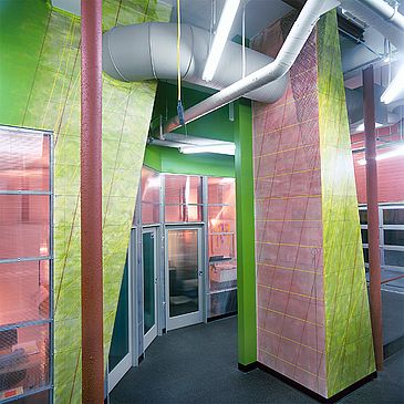 Architectural mural at KSV